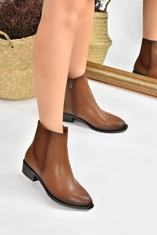 Taba Kısa Topuklu Kadın Bot L252673109 - Görsel 3