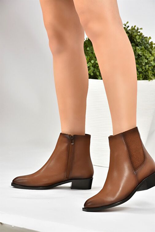 Taba Kısa Topuklu Kadın Bot L252673109 - Görsel 4