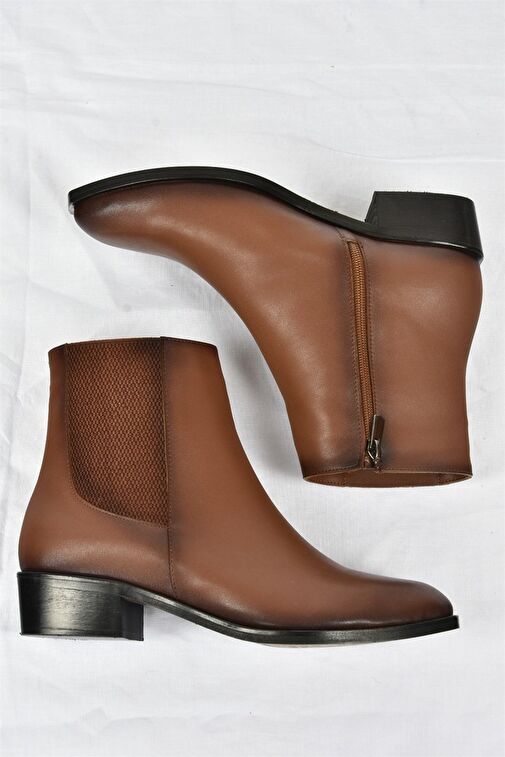 Taba Kısa Topuklu Kadın Bot L252673109 - Görsel 7