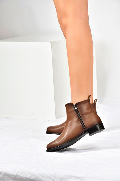 Taba Alçak Topuklu Günlük Kadın Bot L252671509 - Görsel 3