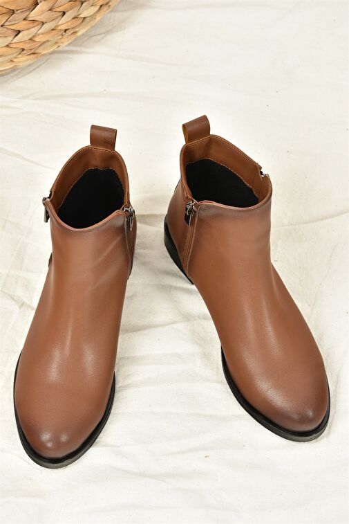 Taba Alçak Topuklu Günlük Kadın Bot L252671509 - Görsel 7