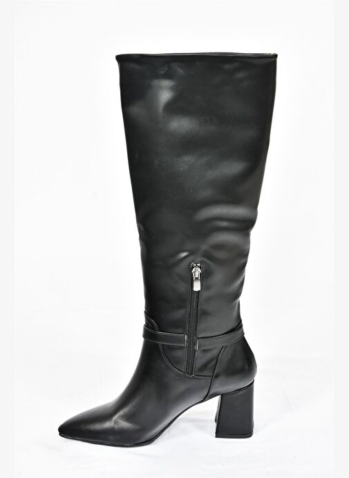 Siyah Kalın Topuklu Kadın Çizme L572951009 - Görsel 7