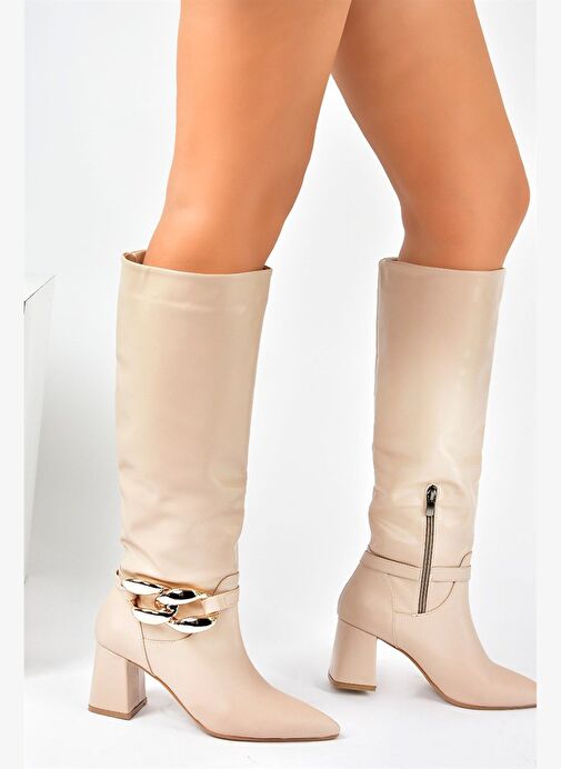 Ten Kalın Topuklu Kadın Çizme L572951009 - Görsel 6