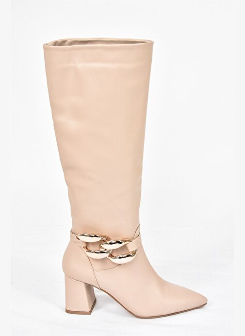 Ten Kalın Topuklu Kadın Çizme L572951009 - Görsel 5