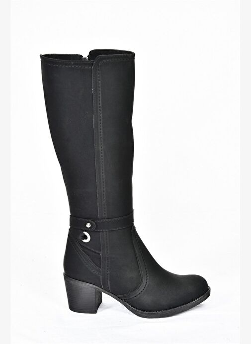 Siyah Kalın Topuklu Kadın Çizme L674211209 - Görsel 6