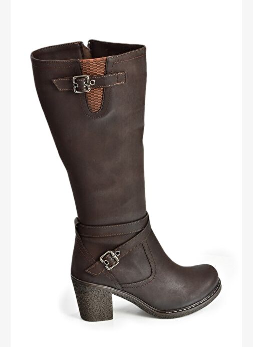 Kahverengi Kadın Çizme C674250109 - Görsel 4