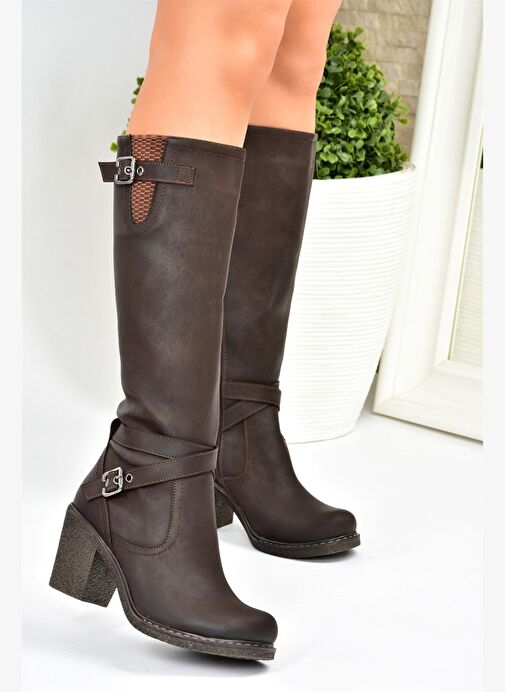 Kahverengi Kadın Çizme C674250109 - Görsel 2