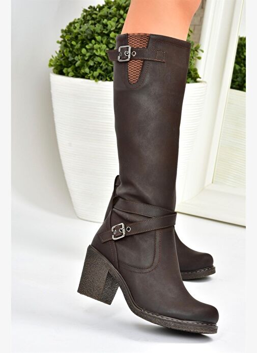 Kahverengi Kadın Çizme C674250109 - Görsel 3