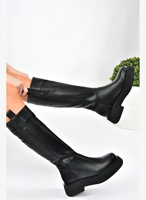 Siyah Günlük Kadın Çizme L610130409 - Görsel 4