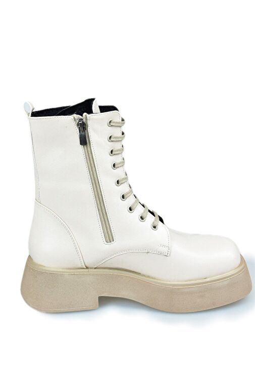 Bej Kalın Tabanlı Günlük Kadın Bot Postal L610130109 - Görsel 7