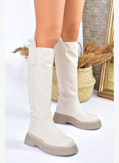 Bej Günlük Kadın Çizme L610130409 - Görsel 5