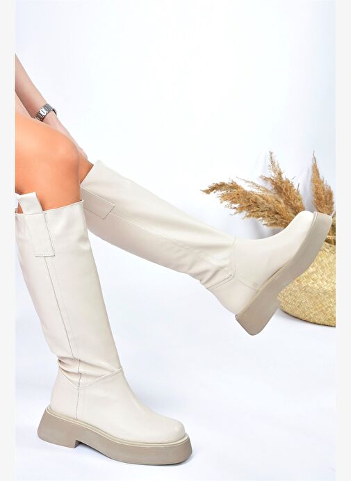 Bej Günlük Kadın Çizme L610130409 - Görsel 3