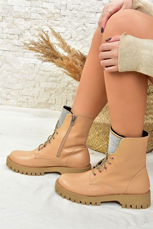 Ten Taşlı Günlük Kadın Bot Postal L430145509 - Görsel 4