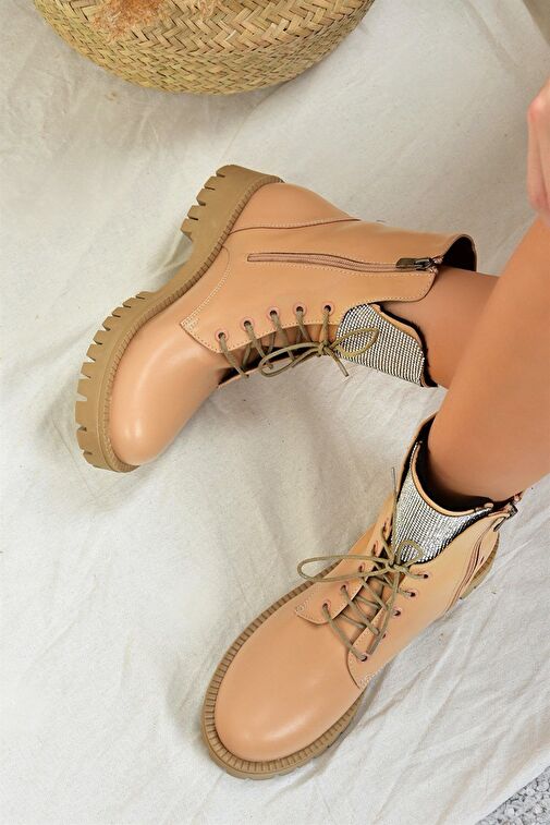 Ten Taşlı Günlük Kadın Bot Postal L430145509 - Görsel 5