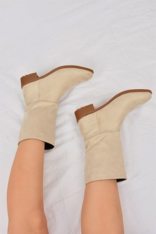 Ten Süet Düz Taban Günlük Kadın Bot L726597702 - Görsel 4