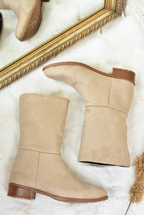 Ten Süet Düz Taban Günlük Kadın Bot L726597702 - Görsel 6