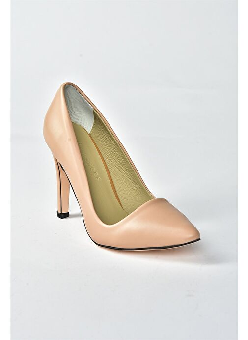 Fox Shoes Bej Kadın Stiletto 8054 - Görsel 7