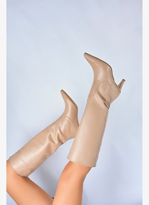 Ten Kısa Topuklu Kadın Çizme L882870409 - Görsel 5