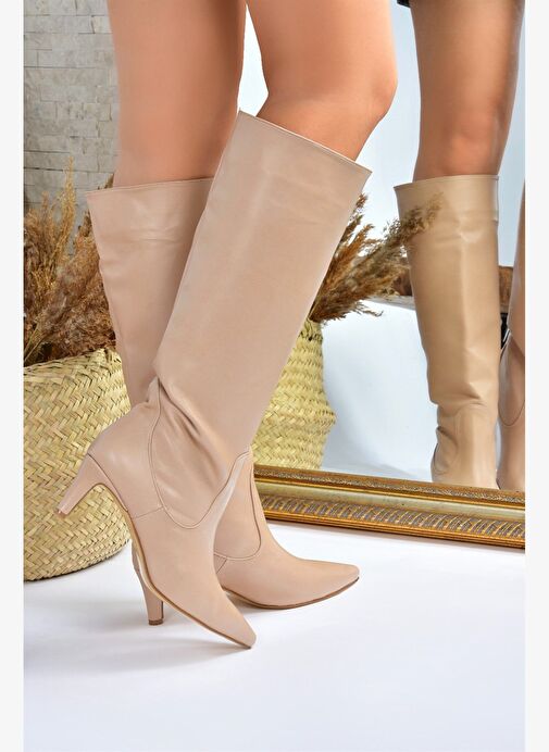 Ten Kısa Topuklu Kadın Çizme L882870409 - Görsel 4
