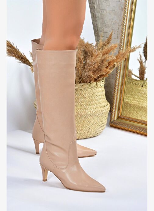 Ten Kısa Topuklu Kadın Çizme L882870409 - Görsel 3