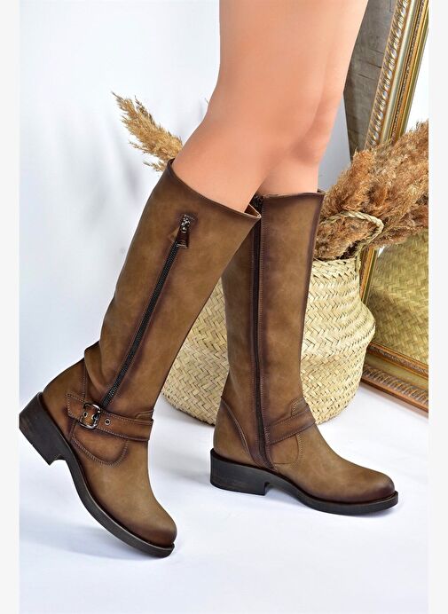 Vizon Kadın Çizme E674270509 - Görsel 2