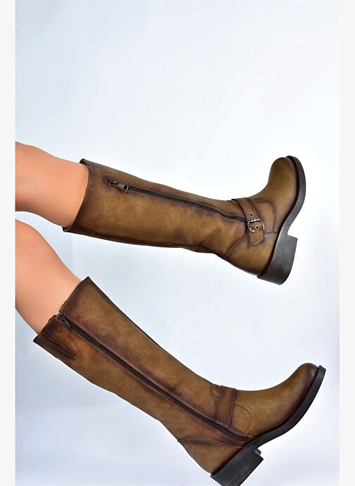 Vizon Kadın Çizme E674270509 - Görsel 4