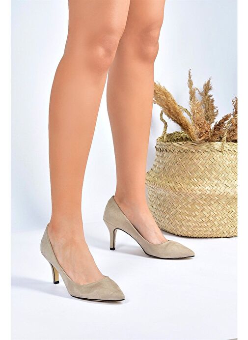 Fox Shoes Fox Shoes Bej Kadın Süet Stiletto 8081 Boyner'de! Belirsiz - 3. görsel