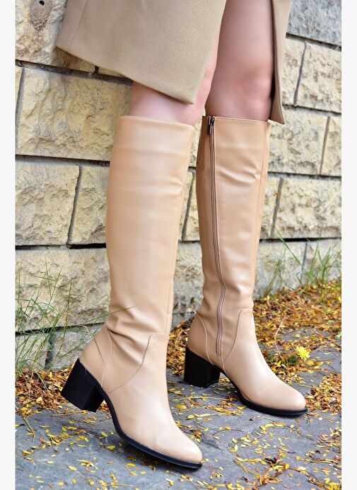 Ten Kalın Topuklu Kadın Çizme L610106509 - Görsel 4