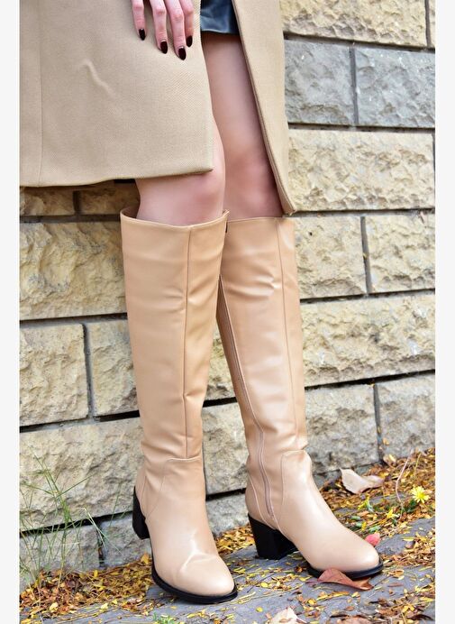 Ten Kalın Topuklu Kadın Çizme L610106509 - Görsel 5