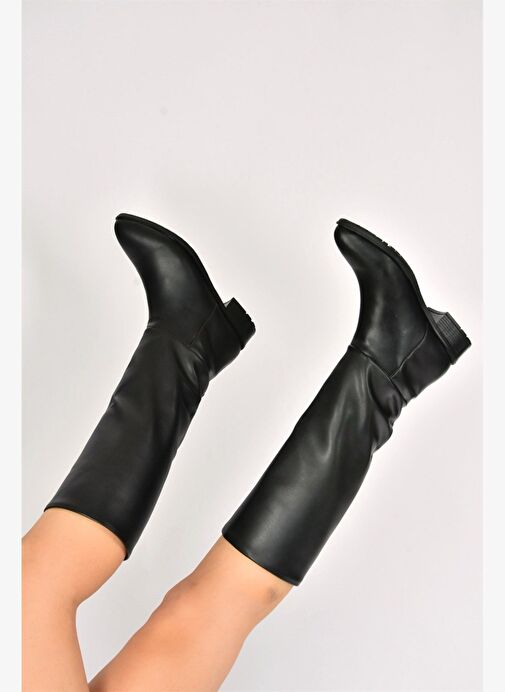 Siyah Düz Taban Günlük Kadın Çizme L726600909 - Görsel 4