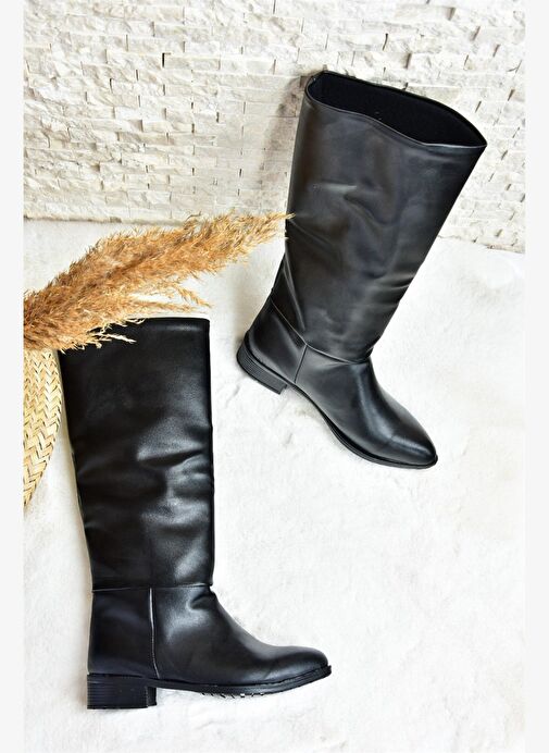 Siyah Düz Taban Günlük Kadın Çizme L726600909 - Görsel 5