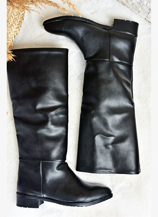 Siyah Düz Taban Günlük Kadın Çizme L726600909 - Görsel 6