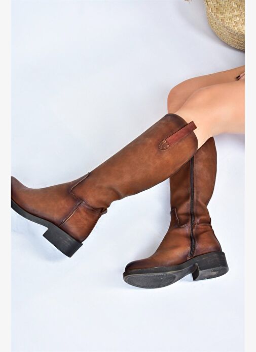 Taba Kadın Çizme J674272109 - Görsel 4