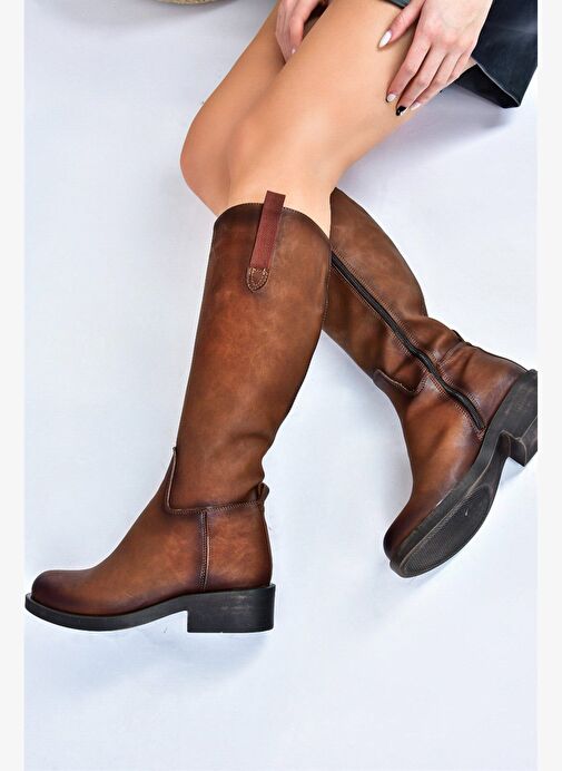 Taba Kadın Çizme J674272109 - Görsel 2