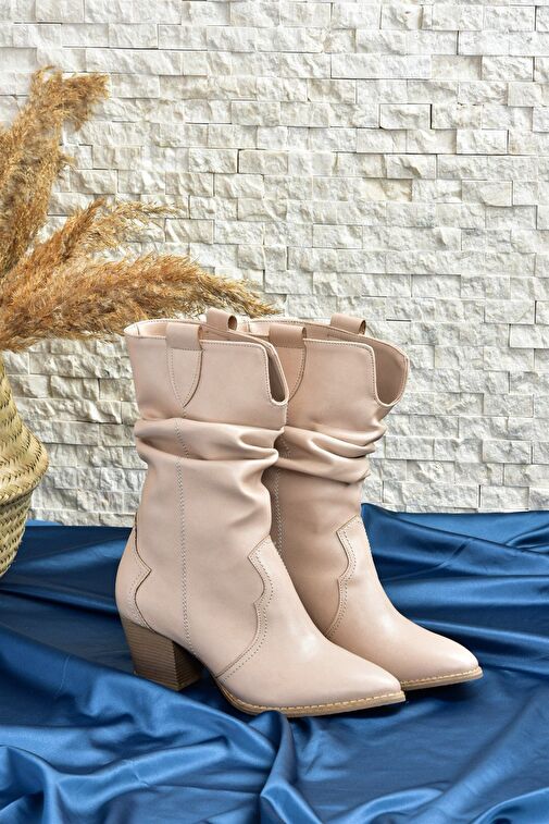 Ten Büzgülü Dallas Kadın Bot J404040009 - Görsel 7