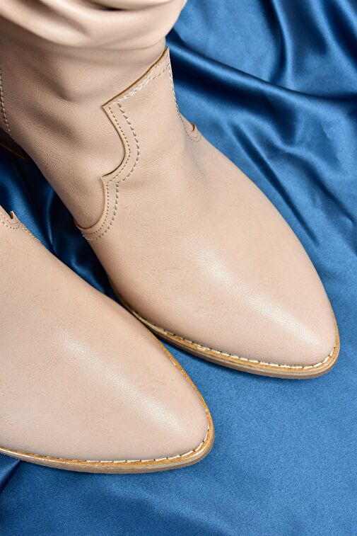 Ten Büzgülü Dallas Kadın Bot J404040009 - Görsel 9