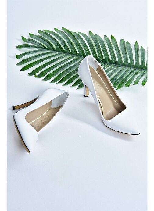 Fox Shoes Beyaz Kadın Stiletto 8183 - Görsel 6