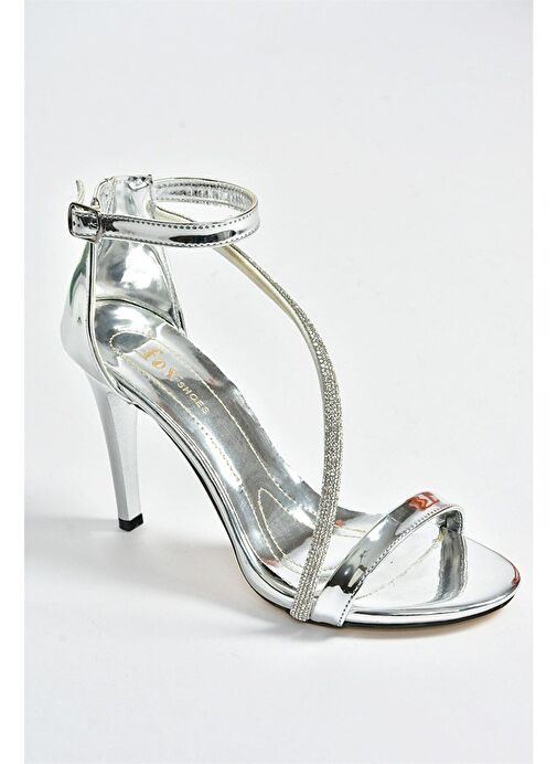 Fox Shoes Gümüş Kadın Abiye Ayakkabı 8197 - Görsel 8