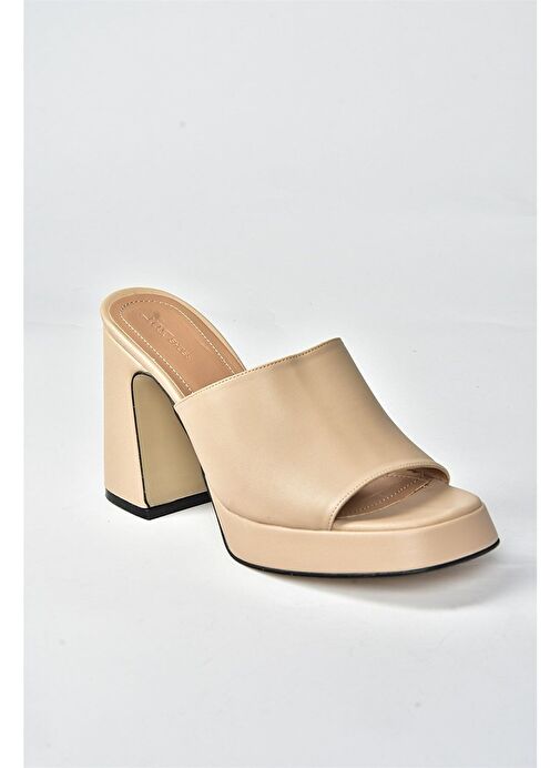 Ten Kalın Topuklu Kadın Terlik M404100409 - Görsel 9