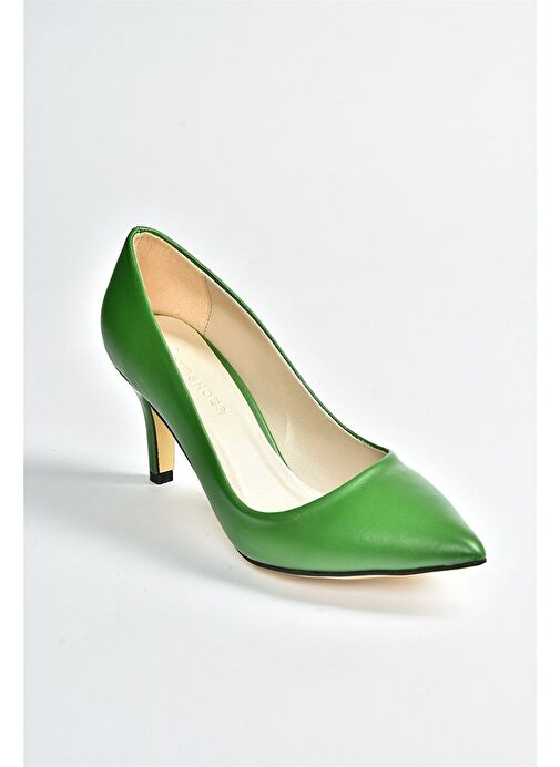 Fox Shoes Yeşil Kadın Stiletto 8321 - Görsel 6
