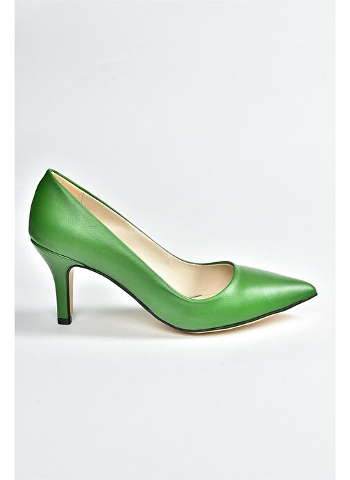 Fox Shoes Yeşil Kadın Stiletto 8321 - Görsel 7