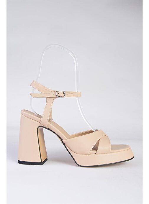 Ten Platform Topuklu Kadın Ayakkabı M404100109 - Görsel 6