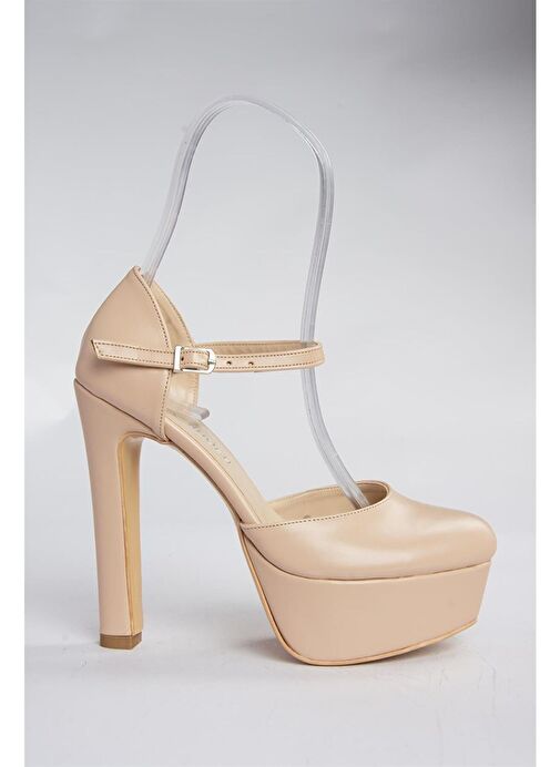 Ten Platform Kalın Yüksek Topuklu Kadın Ayakkabı M246002109 - Görsel 6