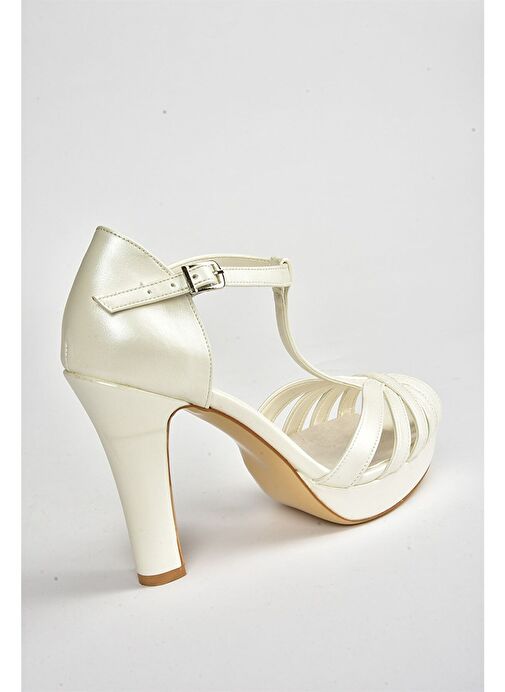 Sedef Platform Topuklu Kadın Ayakkabı M348010009 - Görsel 6