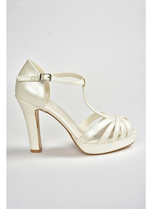 Sedef Platform Topuklu Kadın Ayakkabı M348010009 - Görsel 8