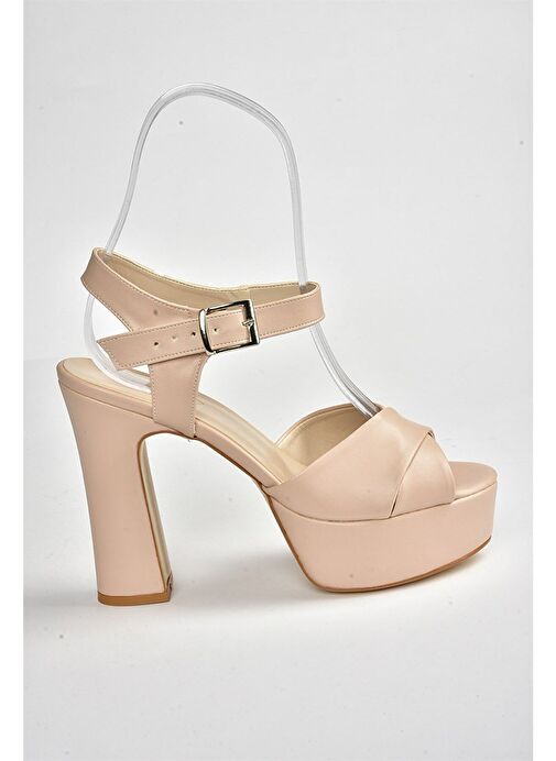 Ten Platform Topuklu Kadın Abiye Ayakkabı M348202409 - Görsel 7