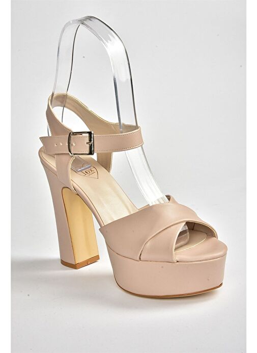 Ten Platform Topuklu Kadın Abiye Ayakkabı M348202409 - Görsel 8