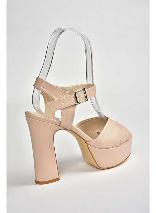 Ten Platform Topuklu Kadın Abiye Ayakkabı M348202409 - Görsel 9