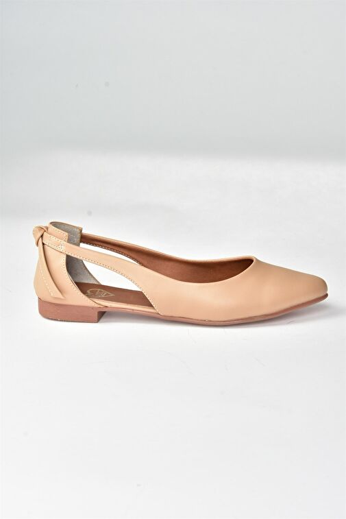 Fox Shoes Bej Kadın Babet 8550 - Görsel 6
