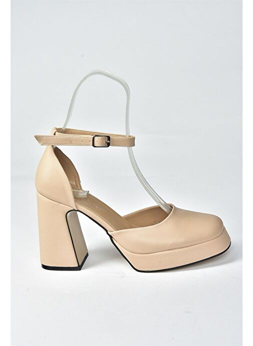 Ten Kalın Platform Topuklu Kadın Ayakkabı M404100809 - Görsel 9